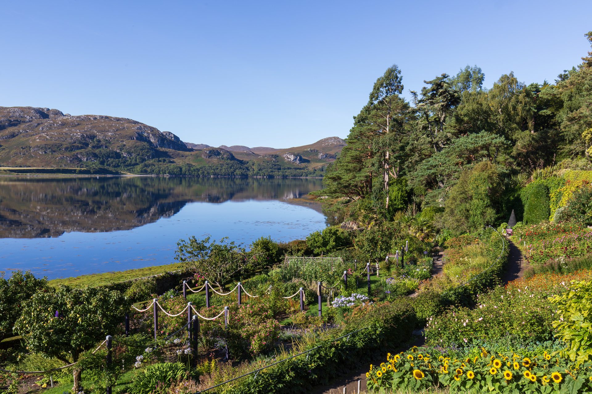 Inverewe Garden overlooking Loch Ewe